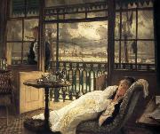 James Tissot A Passing Storm (nn01) oil painting on canvas